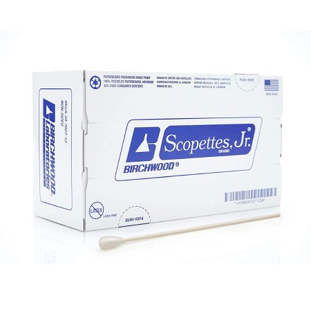 Swab OB/GYN Scopettes® Jr. 8 Inch Length NonSterile Paper Shaft Large Rayon Tip (100/BX 12BX/CS) by Birchwood Labs  ID 34-7021-12